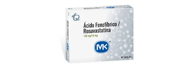 Ácido Fenofíbrico + Rosuvastatina MK® Cápsulas