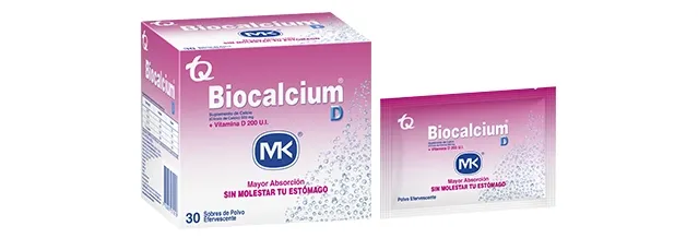 Calcio + Vitamina D - Biocalcium MK®