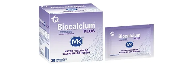 Calcio + Vitamina D + Minerales - Biocalcium Plus MK®