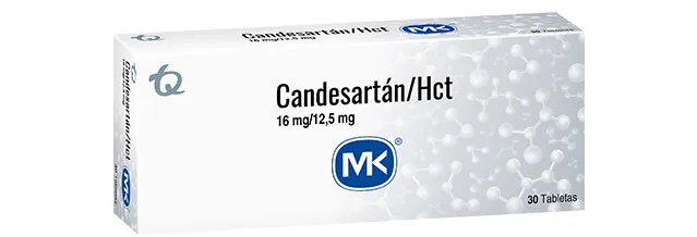 Candesartán + Hidroclorotiazida MK® Tabletas