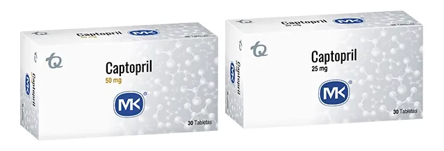 Captopril MK® Tabletas