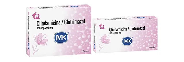 Clindamicina + Clotrimazol MK® Óvulos