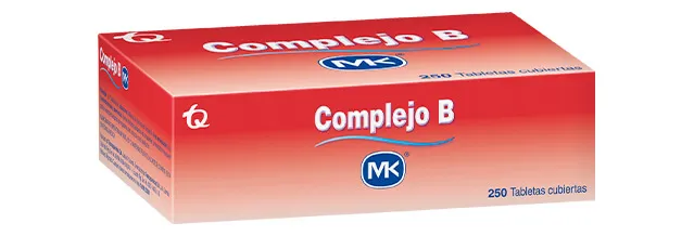 Tiamina + Riboflavina + Piridoxina + Nicotinamida - Complejo B MK® Tabletas