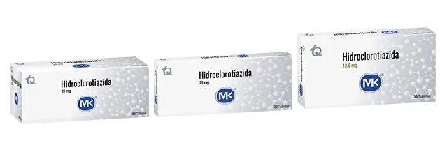 Hidroclorotiazida MK® Tabletas