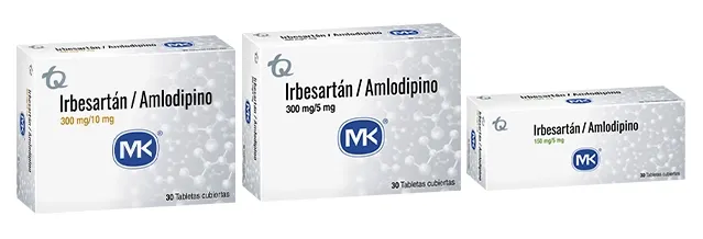 Irbesartán + Amlodipino MK® Tabletas