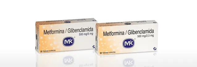 Metformina-Glibenclamida MK® Tabletas