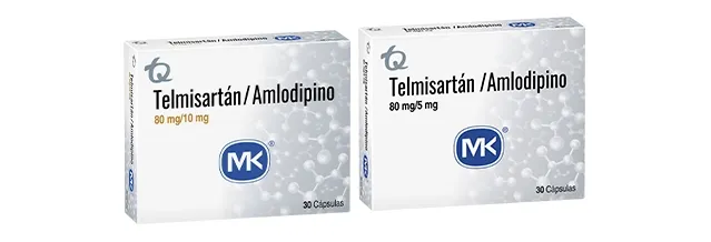 Telmisartán + Amlodipino MK® Cápsulas