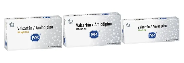 Valsartan + Amlodipino MK® Tabletas