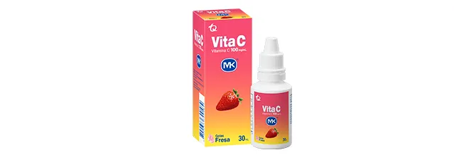 Ácido Ascórbico - Vita C MK® Gotas
