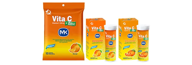 Ácido Ascórbico + Zinc - Vita C + Zinc MK®